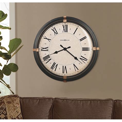 Howard Miller Oversized Atwater 24 Wall Clock And Reviews Wayfair
