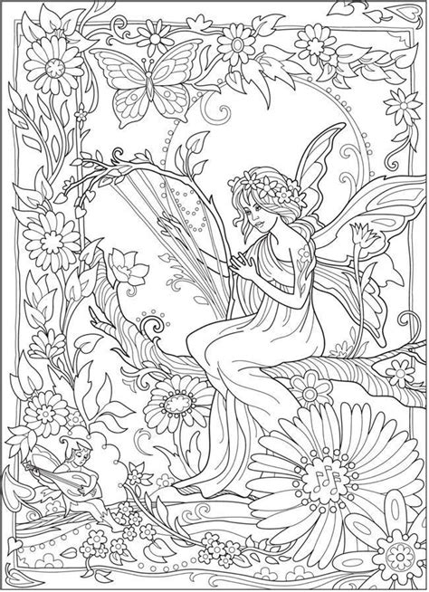 05 From Magical Fairies In 2020 Fairy Coloring Pages Fairy Coloring