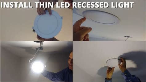 How To Install Led Recessed Lighting Or Pot Light On A Ceiling Quick