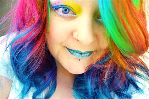 Dorkface Rainbow Hair Redken City Beats And Voodou Liverpool Dorkface