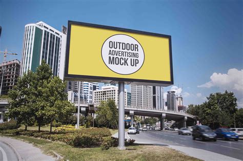 Outdoor Billboards Free Mock Up Set Outdoor Advertising Mockup
