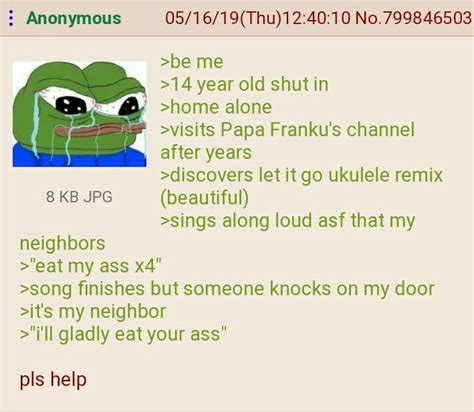 Anon Is In Big Trouble Greentext