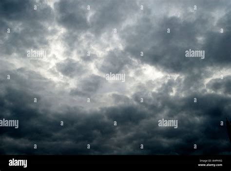 Dark Cloudy Sky Stock Photo Alamy