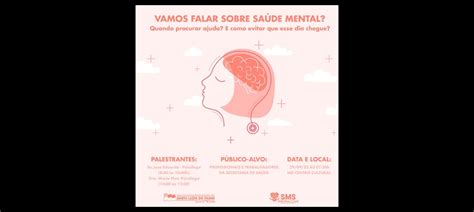 Vamos falar sobre saúde mental