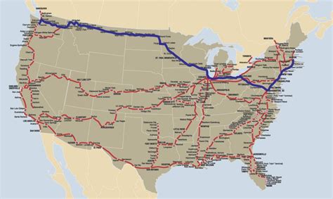 Go back to see more maps of usa. Amtrak system map | TaoYue.com