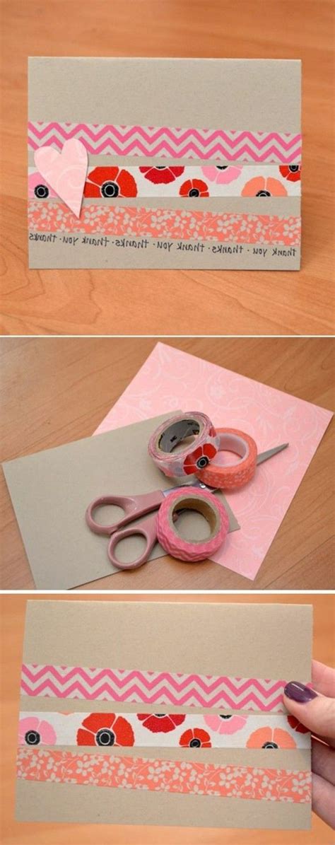 que faire avec du masking tape 72 idées diy trop créatives carte anniversaire scrapbooking