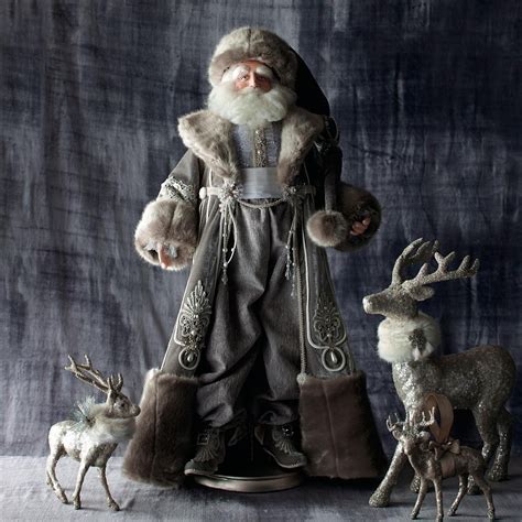 St Nicholas Figure Frontgate Christmas Dolls Santa Figurines Christmas Collectibles