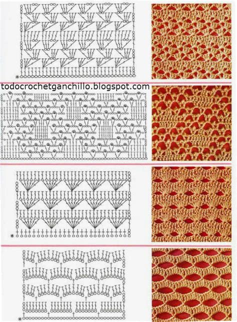 25 Puntos Calados Para Tejer Al Crochet Patrones Gratis Todo Crochet