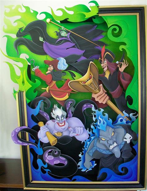 Disney Villain 3 D Painting And It Includes 3 Of My Favorites Ursula