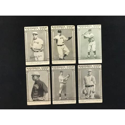 Bid Now 13 1948 Baseball Exhibit Cards With Cy Young December 1 0121 500 Pm Est