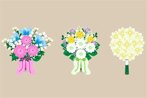 Beautiful Wedding Flower Bouquet Illustration Design 11332892 Vector