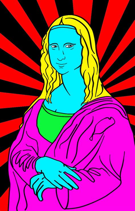 Crazy Colored Mona Lisa By Imak1to On Deviantart