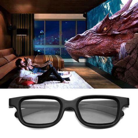 2 4 8pcs Passive Polarised Polarized 3d Glasses Lg 3d Tv Movie Dvd Home Cinema Ebay