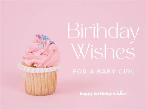 100 Cute Birthday Wishes For Baby Girl Happy Birthday Wisher