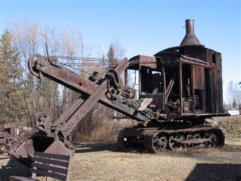 Sketches Of Alaska Bucyrus Steam Shovel At Pioneer Park Fairbanks Alaska