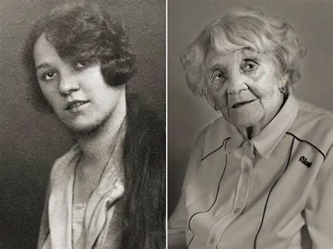 then and now portraits of centenarians