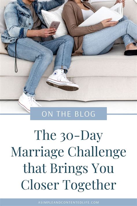 The 30 Day Marriage Challenge That Brings You Closer Together