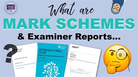 What Are Mark Schemes And Examiner Reports And Why Are They Important