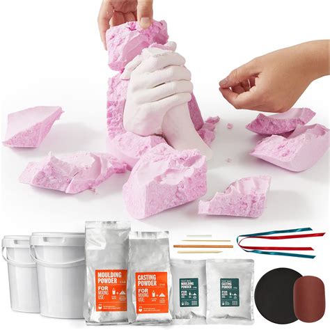Homebuddy Hand Casting Kit With Practice Kit Keepsake Hand Mold Kit