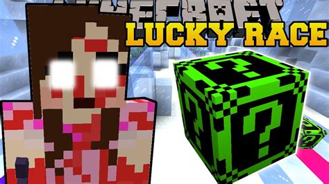 Minecraft Jen The Killer S Icy Lucky Block Race Lucky Block Mod