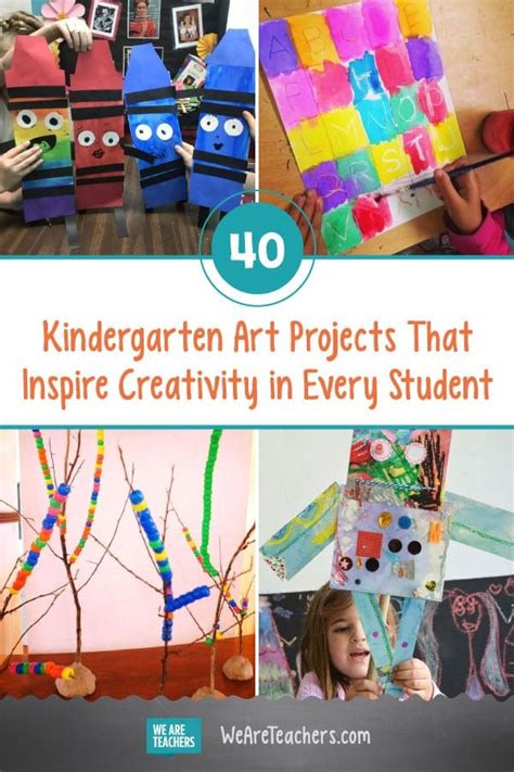 62 Kindergarten Art Projects To Spark Their Creativity Kindergarten