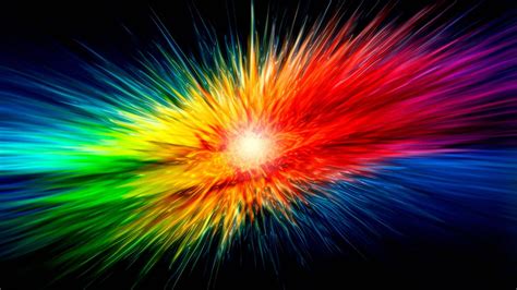 Download Abstract Rainbow Colorful Splash Wallpaper