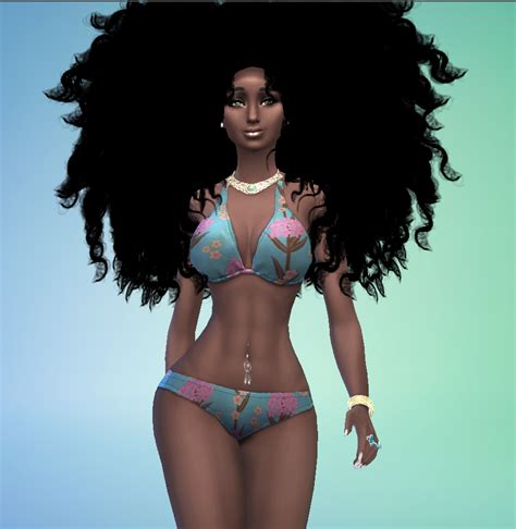 Sims 4 Caliente Blaque Exotica By Populationsims
