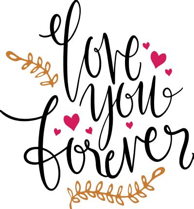 Love You Forever Valentine S Day Free Svg File SVG Heart