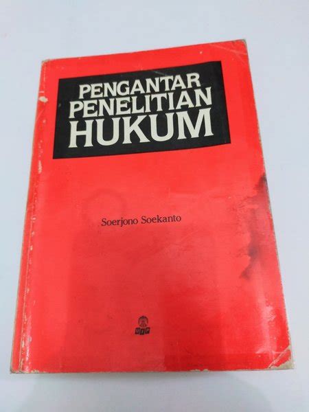 Jual Original Pengantar Penelitian Hukum Soerjono Soekanto Di Lapak