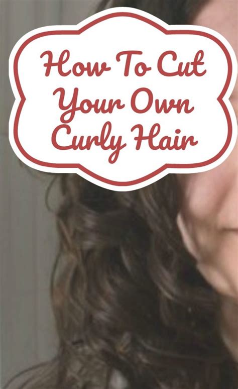 How To Cut Your Own Curly Hair Dry Curl Cut At Home Emily Reviews