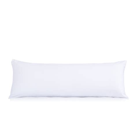 Evolive Ultra Soft Microfiber Body Pillow Long Side Sleeping Pillowoff White