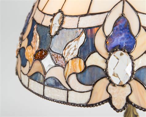 Stained Glass Art Nouveau Lamp New House T Etsy