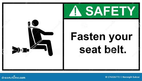 fasten your seat belt social typography poster vector creative realistic banner of safe trip