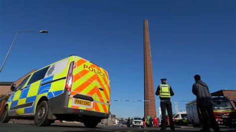 dixon s chimney carlisle man dies after getting stuck upside down on 290ft chimney for 14