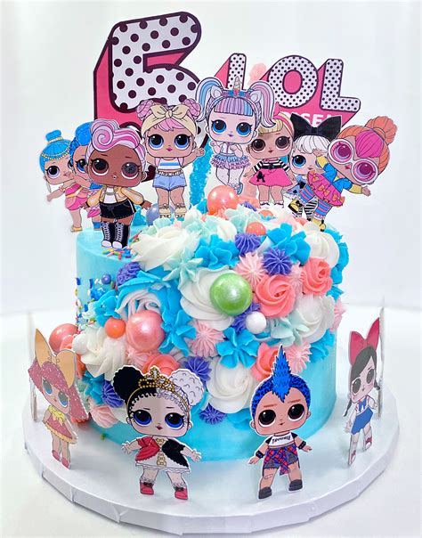 #lolsurprisecake #lolsurprise #birthdaygirls #birthdaycake #partycake #partygirls #complaciendoclientes #maracaibo #jenniferquast. Lol surprise theme birthday cake | Birthday cake, Cake ...