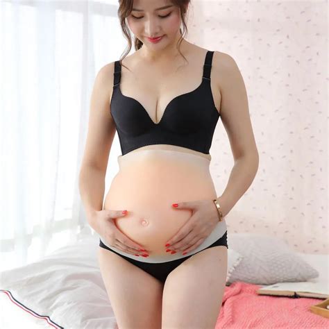 Pregnant Fake Silicone Artificial Belly For Cross Dressing Actor Model