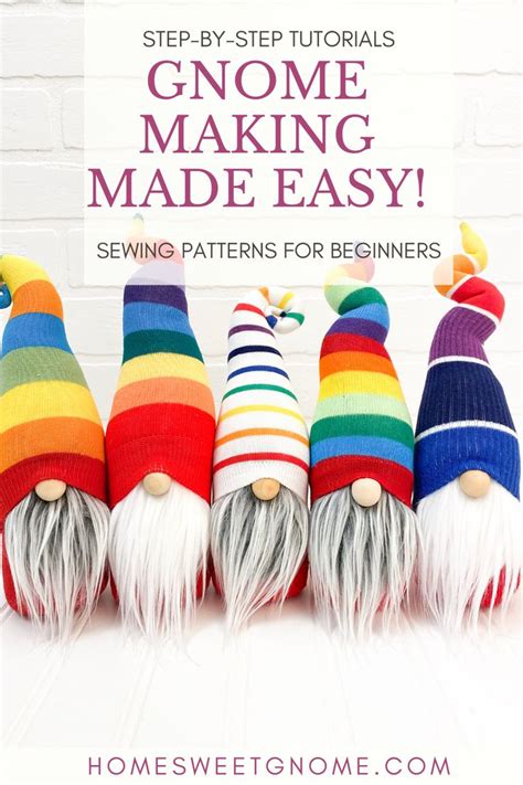 Adorable Diy Gnome Sewing Patterns Tutorials Home Sweet Gnome In