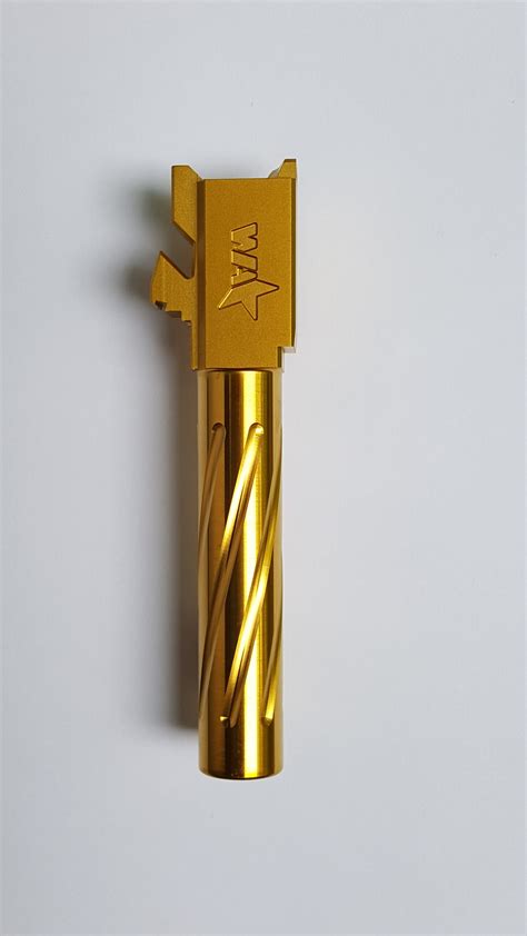 Wheaton Arms Match Grade Barrel Standard Gold Fits Glock 22