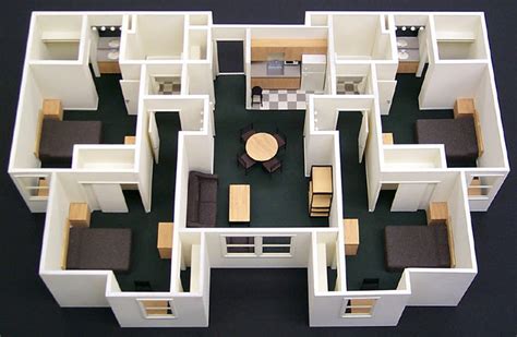 Interior Scale Model Howard Architectural Models Callaway Dorms