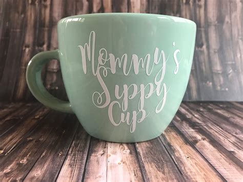Mommys Sippy Cup Mug Etsy