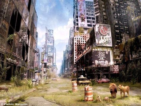 Times Square At The End Of The World Apocalypse World Apocalypse Art