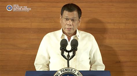 Est wednesday on the coronavirus situation. FULL TEXT: President Duterte's 1st State of the Nation Address