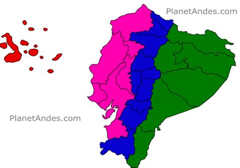 Mapa De Regiones Naturales Del Ecuador Kulturaupice