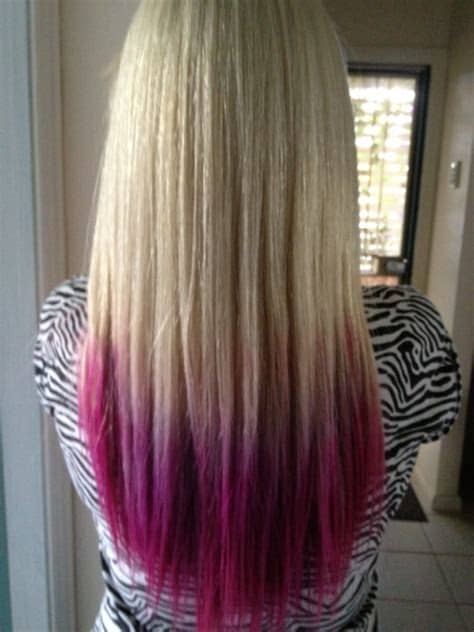 Depending on how much hair you color, this. dip dye hair on Tumblr