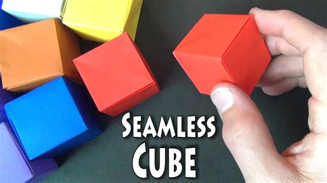 Origami Seamless Cube Youtube