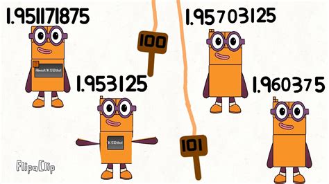 Numberblocks Band 512ths 100 To 101 Youtube