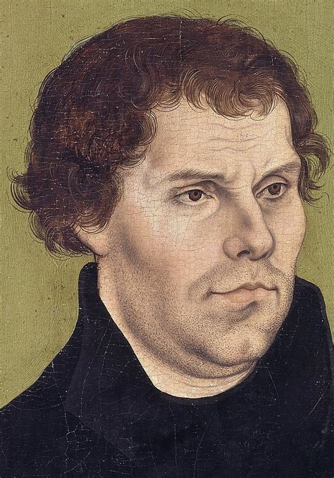 Portrait Of Martin Luther Aged 43 Painting By Lucas Cranach