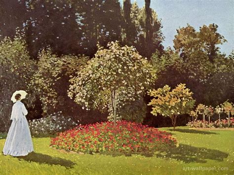 Free Download Woman In The Garden By Claude Monet Art Painting Eremitage Monet