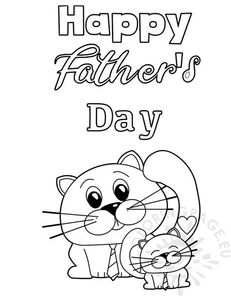 Free Printable Fathers Day Cards From The Cat
