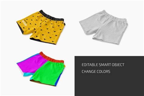 Download Kids Cotton Shorts Mockup Set - Counrty4k